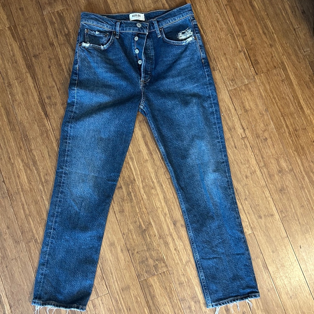 AGOLDE  jeans Riley cropped straight size 28
